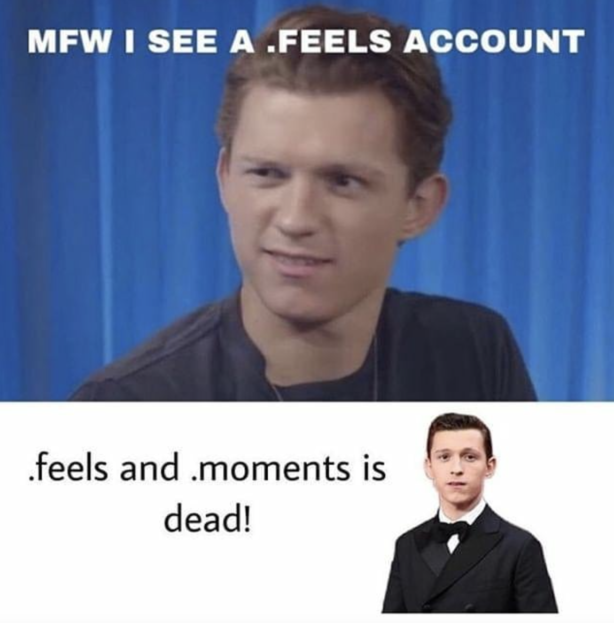 MFW feels account meme