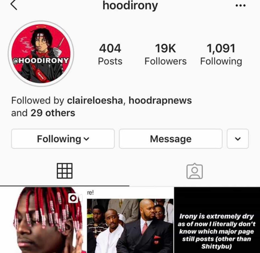 Ibo's original account hoodirony
